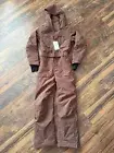NEW Halfdays Murphy Ski Suit Women's SZ SMALL Brown Spiked Cocoa