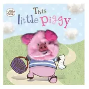 FINGER PUPPET BOOK "THIS LITTLE PIGGY" CHUNKY BY LITTLE LEARNERS