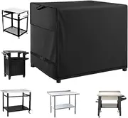 Outdoor Table Covers Waterproof | Square Coffee Table Cover Reusable | Heavy Duty Protector With Drawstring For Patio Furniture