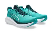 ASICS GEL-NIMBUS 27 1011B958 400 Running Shoes Wave Teal/Saxon Green New in Box