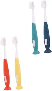 Anneome 4pcs Toothbrush Toothbrush Tooth Brush Care Tool Oral Care Tool Colorful Brush Wire: Pbt