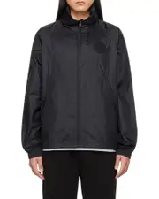 Moncler Logo Patch Zip-Up Jacket 6 black