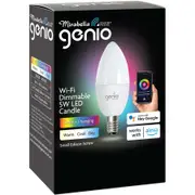Mirabella Genio Candle Wi-Fi SES 5W 470Lumen RGB+CCT Dimmable 2700K - 6500K