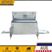TIG Welded Aluminium Tool Box 1400x500x730mm - Caravan Trailer/BBQ Storage