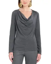 Natori Layering Jersey Drape Top