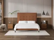 My Style Framed Headboard & Drawer Base - King / Gingerbread / Slimline Base