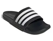 Adidas Unisex Adilette Comfort Slides - Core Black/Cloud White