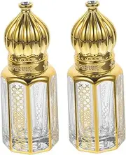ELAYARD 2pcs Portable Refillable Essential Oil Bottles Compact Perfume Containers for Fragrance Creation Travel-friendly Easy to Clean Dropper Bottles for Personal Use