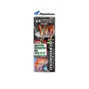 Hayabusa EX307 Snapper Paternoster Pink Green Red Flasher Rig Twin Pack #6/0