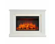 Opal 2000w Electric Fireplace Heater White Mantel Suite