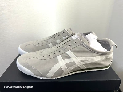 Onitsuka Tiger MEXICO 66 SLIP-ON 1183B603 020 OYSTER GREY WHITE Unisex Shoes