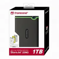 在飛比找蝦皮商城優惠-Transcend 創見 1TB 25M3S 鐵灰色 USB