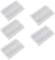 5Pcs Solderless Breadboard Bread Board 400 Tie Points Contacts