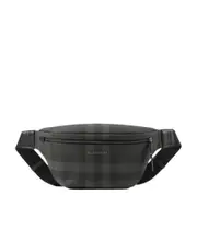 Burberry Cason Checked Zipped Belt Bag One size Black