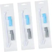 3Pcs Cat Dog Toothbrush Double Headed Pet Toothbrush Finger Toothbrush for Oral Care for Reducing Tartar and Bad Breath