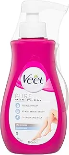 Veet Pure Hair Removal Cream Legs and Body Sensitive Skin 400mL