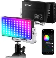RGB Video Light, SL90 12W 4300mAh Battery 360° Full Color 18 Light Scenes