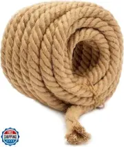 RIEMEX Jute Rope Garden Twine String Indoor and Outdoor DIY Twisted Manila Ro