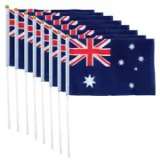 Aussie Australia Day Australian Flags On Stick Party Decoration Pack of 8