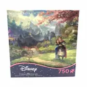 Disney Thomas Kinkade Mulan Blossoms of Love 750 Pieces Puzzle 24" x 18"
