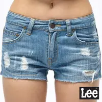 在飛比找樂天市場購物網優惠-Lee 牛仔短褲 女款 淺藍