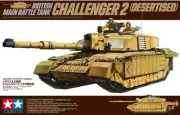 Tamiya 1/35 British Challenger 2 Tank Model Unpainted Kit