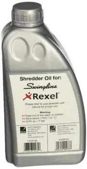 GBC Shredder Oil For Self Oil TAA Compliant Shredders 1 Liter 1753190