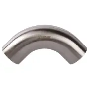 90 deg Elbow | Weld 2 inch w/ Tangent - Sanitary SS304 (2 Pack)