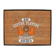 God Made Guitar Players - Funny Novelty Doormat Man Cave Floor mat