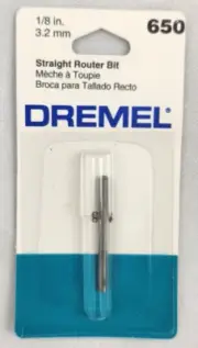 NEW! Dremel Straight Router Bit 1/8" 3.2mm #650