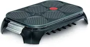 Tefal Crep Party Stainless Steel & Design PY558813 Pancake and Non-Stick Coating Stainless Steel with a Capacity for 6 Pancakes, Pancakes or Pancakes