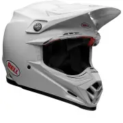Moto-9S Flex Solid Gloss White Full Face Helmet
