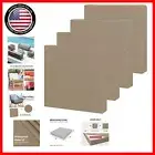 4 Pack Waterproof 24x24 Non-Slip Cushion Covers for Stylish Patios - Camel