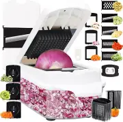 Vegetable Chopper Cutter - Pro Food Chopper Spiralizer Onion Chopper Dicer with