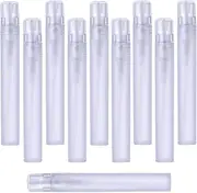 Mini Spray Bottle, 10 Pcs Travel Spray Bottle, Fine Mist Refillable Perfume Atomizer, Perfume Empty Bottles, Small Empty Sample Containers, Perfume Atomiser, Plastic Travel Bottle (10ML)
