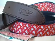 Vineyard Vines “Lacrosse” Canvas Club Belt, NWT - Men's Size 34 + 36* -Pls. Read