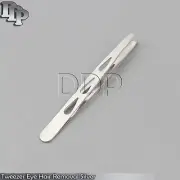Tweezers Eyebrow Hair Removal Silver Slanted Tip Beauty Tools