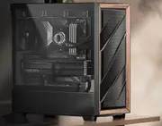Antec Flux ATX Black Premium Walnut Trim Case [FLUX-BK]