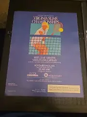 Virginia Slims Championship Print Ad 1991 9.5x12