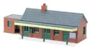 Country Station Building, brick type - N gauge Peco NB-12