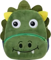 Cute Toddler Backpack for Boys and Girls, 9.4" 3D Soft Plush Animal Mini Lightw