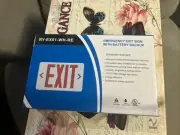 LED Emergency EXIT Sign Ac Powered With Battery Back Up