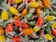 Assorted Fruit Barrels Individually Wrapped Hard Candy - BULK CANDY- ONE POUND
