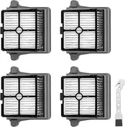 [Fixbetter] 4 Pieces Replacement HEPA Filter for Tineco Floor One S7 Pro/S6/Combo/Flashdry/Switch Steam Vacuum Cleaner Accessories