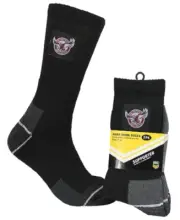 Manly Warringah Sea Eagles Official NRL Trade Socks Cotton/Polyester/ Elastane