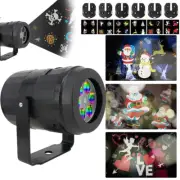 6Patterns Valentine's Day Projector Light Laser Moving Landscape Xmas Decor Lamp