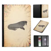 PASSPORT ITINERARY ORGANIZER|WALRUS WATERCOLOR ART