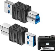 Hogvinnatil USB 3.0 Adapter | USB to B 3.0 Data Extension Adapter - High Speed Data Transfer Plug & Play Adapter for Laptop, Tablet, Docking Station & Computer