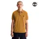 Timberland 男款小麥色休閒短袖 Polo 衫|A6R29P47