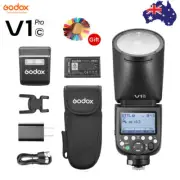 Godox V1Pro C TTL HSS Li-ion Round Head Flash with External Flash For Canon